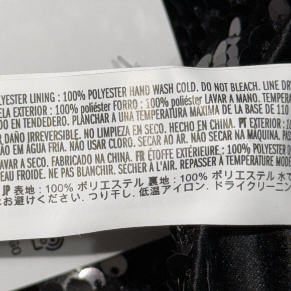 Women’s Forever 21 Sequin Pull On Pants Silver Size Medium - Picture 6 of 7